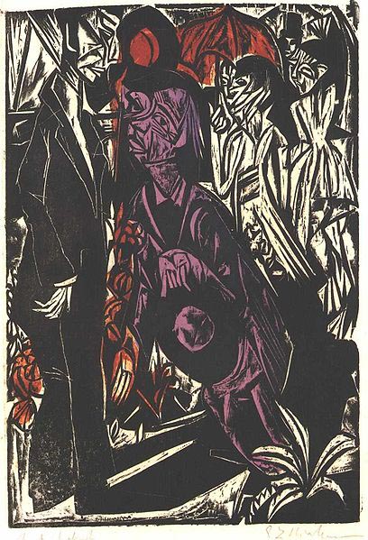 Ernst Ludwig Kirchner The selling of the shadow